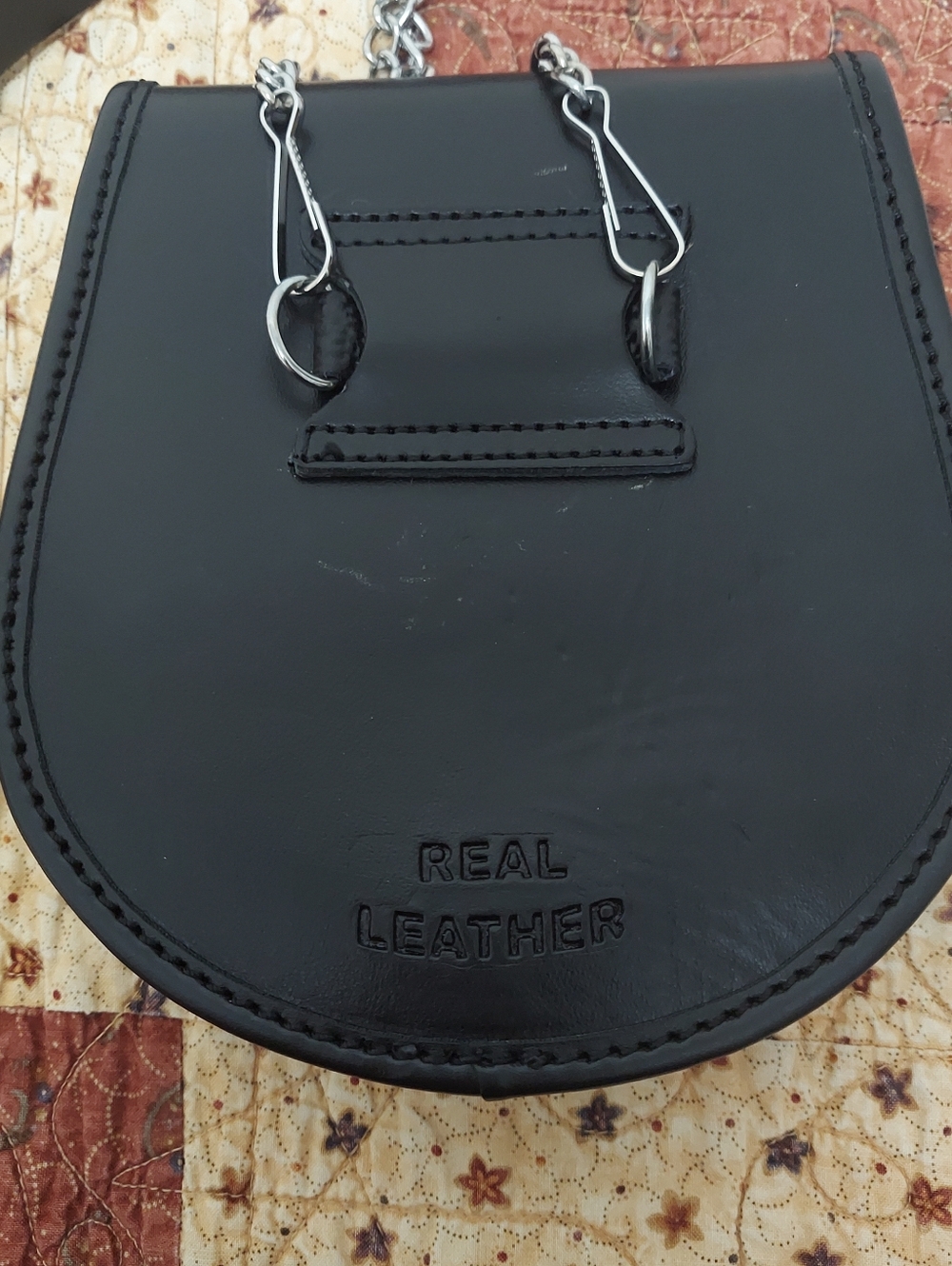 Damn Near Kilt' Em Sport Utility Kilt & Add On Leather Side Bag Black XXL - Picture 12 of 13